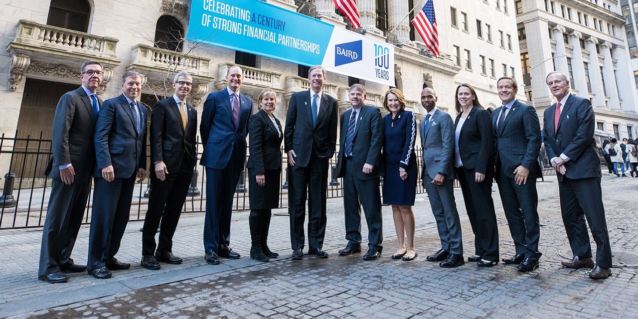  Silver LakeExecutive Committee standing in front of the New York Stock Exchange building.